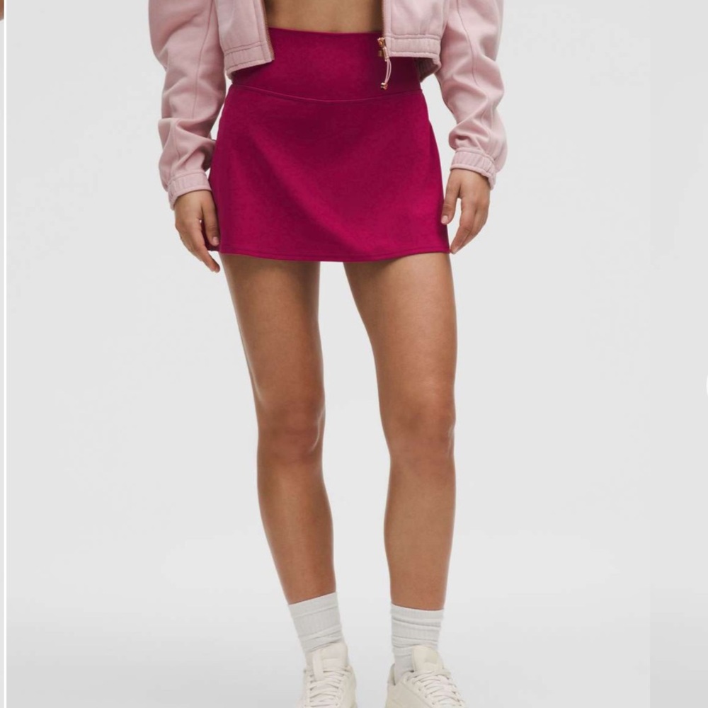 NWT Lululemon Align High-Rise Skirt Magenta Smoke